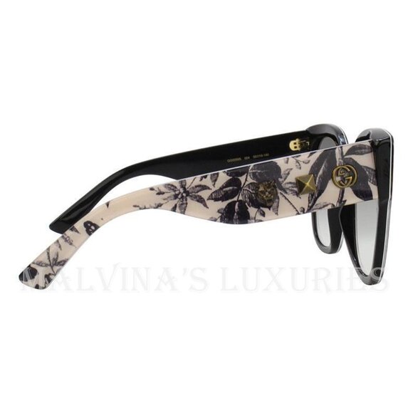 GUCCI SUNGLASSES GG 0059S HERBARIUM LOGO FELINE HEAD SQUARE main image 5